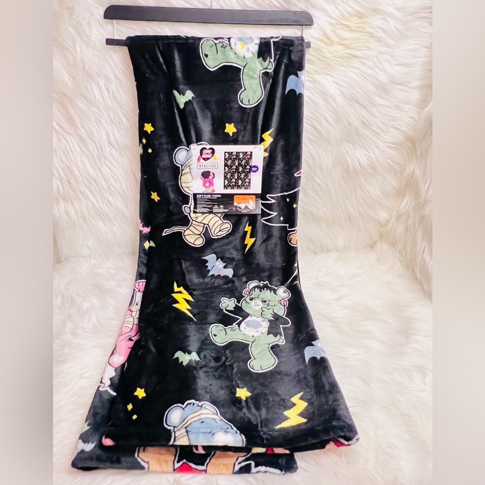 Care Bears Monsters Halloween Throw Blanket